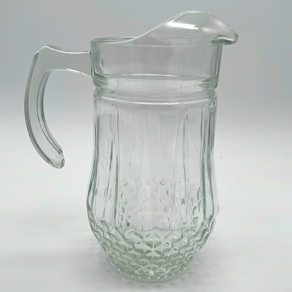 Gibson Other - Gibson Home Brunson Glass Pitcher - Diamond Pattern